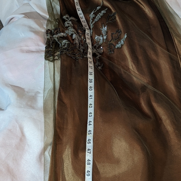 Sue Wong Nocturne bronze green mix - Picture 8 of 11